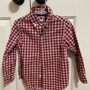 Janie and Jack plaid button up